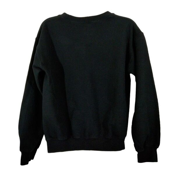 Stranger Things Black Sweatshirt Graphic Print Gildan Crew Neck Pullover - Picture 2 of 6